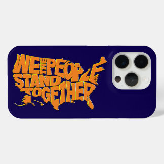 Wij, het volk, staan samen iPhone 15 pro case