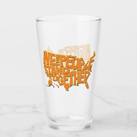 Wij, het volk, staan samen glas (Achterkant)