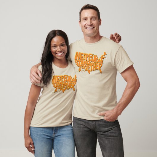 Wij, het volk, staan samen t-shirt (Unisex)
