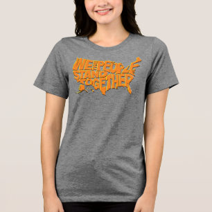 Wij, het volk, staan samen Tri-Blend shirt