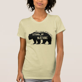 Wij, het volk, staan voor natuur - beer t-shirt