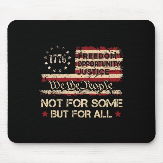 Wij, het volk, stemmen niet voor sommigen maar voo muismat (Voorkant)