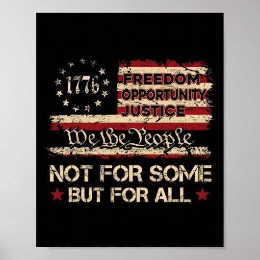 Wij, het volk, stemmen niet voor sommigen maar voo poster (Voorkant)