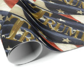 Wij het volk stemmen Trump Cadeaupapier (Rol Hoek)