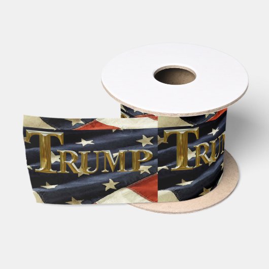Wij het volk stemmen Trump Satijnen Lint (Spoel)