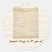 Wij het Volk - Sticker #1 (Voorkant)