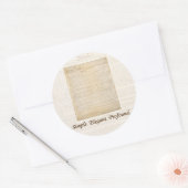 Wij het Volk - Sticker #1 (Envelop)