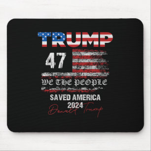 Wij, het volk Trump, redde Amerika 47 President IN Muismat