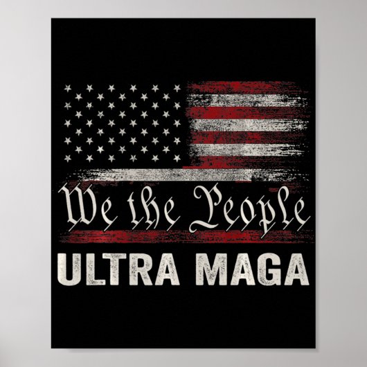 Wij Het Volk Ultra Maga Poster (Voorkant)