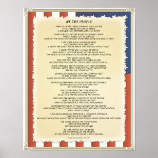 "Wij het volk" van Lee Clayton - Poster