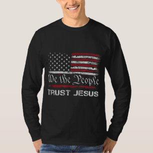 Wij, het volk, vertrouwen in Jezus - Christelijk p T-shirt