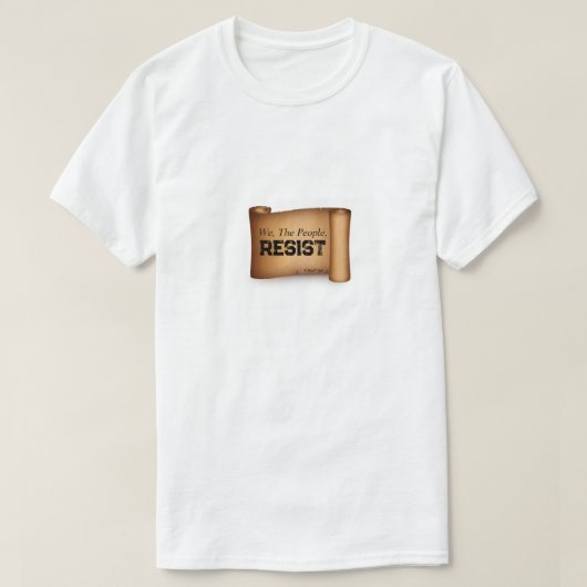 Wij, het volk, verzetten ons - een MisterP-Shirt T-shirt (Design voorkant)