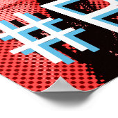 Wij, het volk, verzetten ons tegen kunst poster (Hoek)