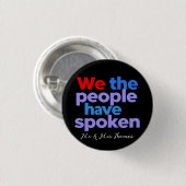 Wij, het volk, vieren de Amerikaanse trots Ronde Button 3,2 Cm (Voorkant /achterkant)