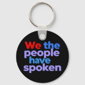 Wij, het volk, vieren de Amerikaanse trots Sleutelhanger (Voorkant)