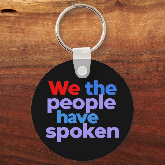 Wij, het volk, vieren de Amerikaanse trots Sleutelhanger (Voorkant)