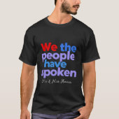 Wij, het volk, vieren de Amerikaanse trots T-shirt (Voorkant)