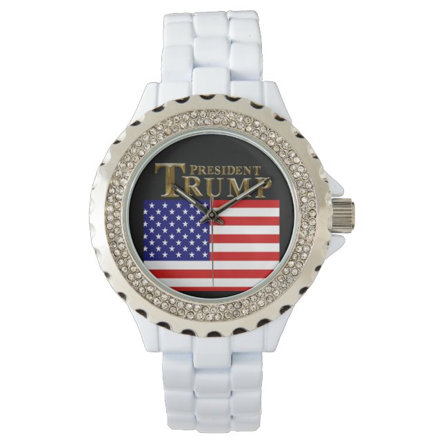 WIJ, HET VOLK, VIEREN PRESIDENT TRUMP HORLOGE (Voorkant)
