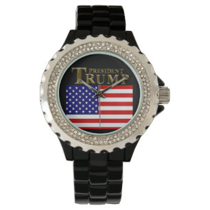 Wij het volk vieren president Trump Horloge