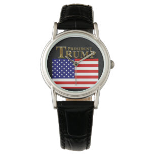 WIJ, HET VOLK, VIEREN PRESIDENT TRUMP HORLOGE