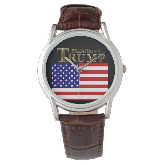WIJ, HET VOLK, VIEREN PRESIDENT TRUMP HORLOGE (Voorkant)
