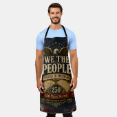 Wij Het Volk Vrijheid 4 juli BBQ Schort (Gedragen)