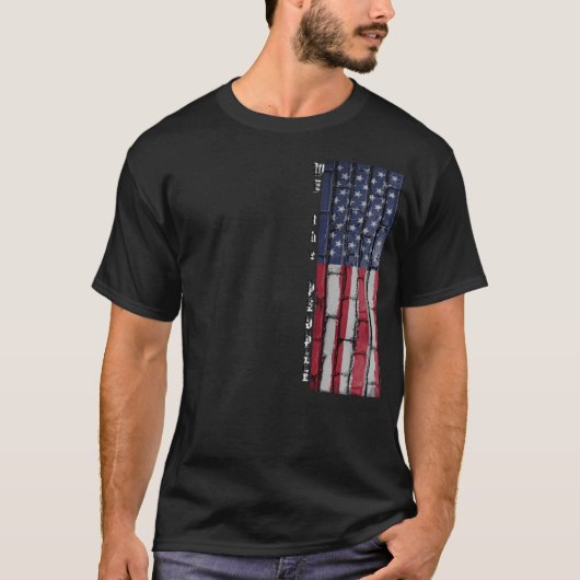 Wij het Volk VS Vlag T-shirt (Voorkant)