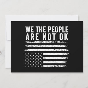 Wij Het Volk Zijn Niet Oké Omgekeerde Amerikaanse Kaart