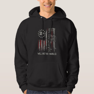 Wij het volk zullen niet behandeld worden Amerikaa Hoodie