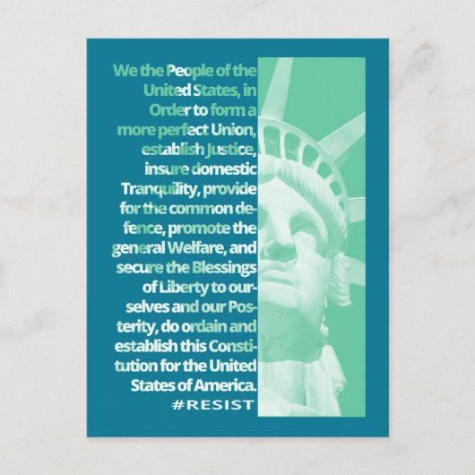 Wij, het volksbeeld van het vrije Briefkaart (Voorkant)