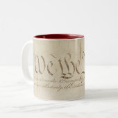 Wij, het volksdeel tweekleurige koffiemok (Voorkant links)