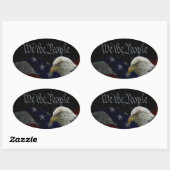 Wij, het volksembleem ovale sticker (Vel)