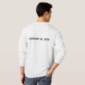 WIJ HOPEN DAT WIJ, TERWIJL WIJ ONTBREKEN, Geperson T-shirt (Achterkant volledig)