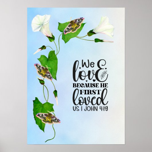 Wij houden omdat Hij eerst hield van ons 1 Johanne Poster (Voorkant)