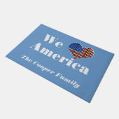 Wij houden van Amerika Deurmat (Schuin)