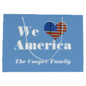 Wij houden van Amerika Groot Cadeauzakje (Achterkant)