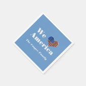 Wij houden van Amerika Servet (Hoek)