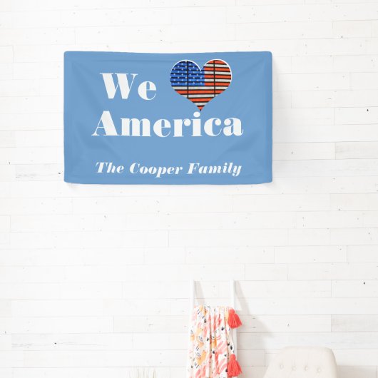 Wij houden van Amerika Spandoek (Insitu)
