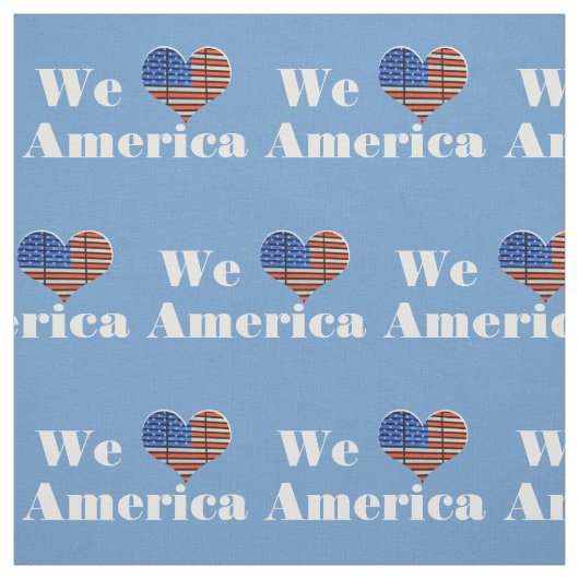Wij houden van Amerika Stof (Swatch)
