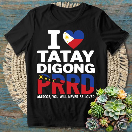 Wij houden van Duterte | Ik sta achter PRRD Rodrig T-shirt