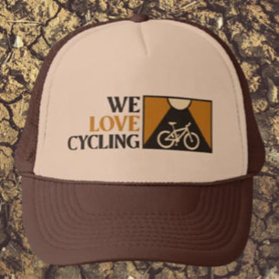 Wij houden van fietsen trucker pet
