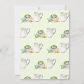 Wij houden van je dus Matcha Green Tea Baby shower Kaart (Achterkant)