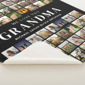 Wij houden van je Oma 64 Fotocollage Sherpa Deken (3/4)