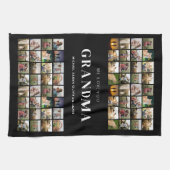 Wij houden van je Oma 64 Fotocollage Theedoek (Horizontaal)