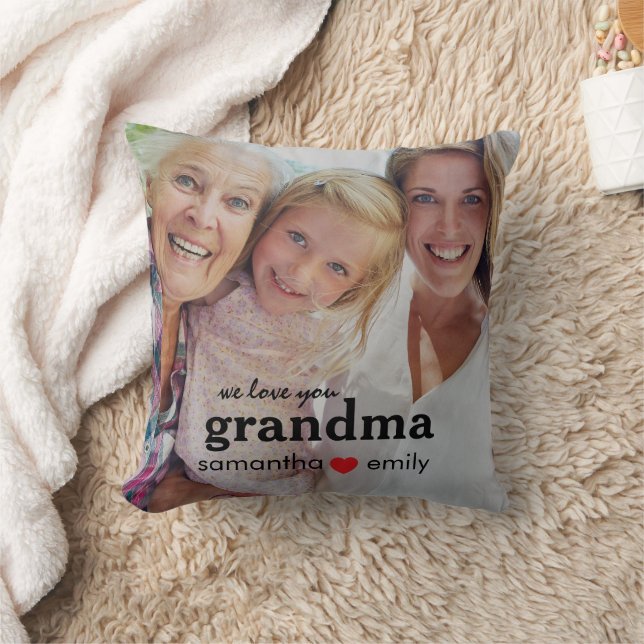 wij houden van jou oma foto  kussen (Deken)
