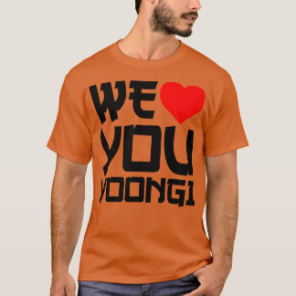 Wij houden van jouYoongi Wij houden van jou Yoongi T-shirt