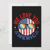 Wij houden van jullie in Amerika Kaart (Voorkant)