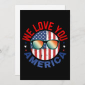 Wij houden van jullie in Amerika Kaart (Voorkant / Achterkant)