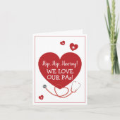 Wij houden van onze arts-assistent voor artsen en kaart (Voorkant)