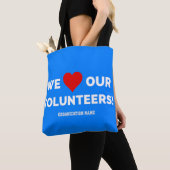 wij houden van onze vrijwilligers tote bag (Dichtbij)